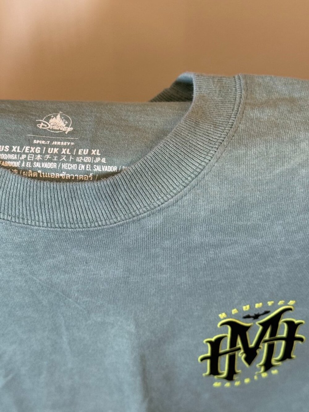 Disney Mint Green Haunted Mansion Spirit Jersey Women's XL. New With Tags! - Picture 2 of 4